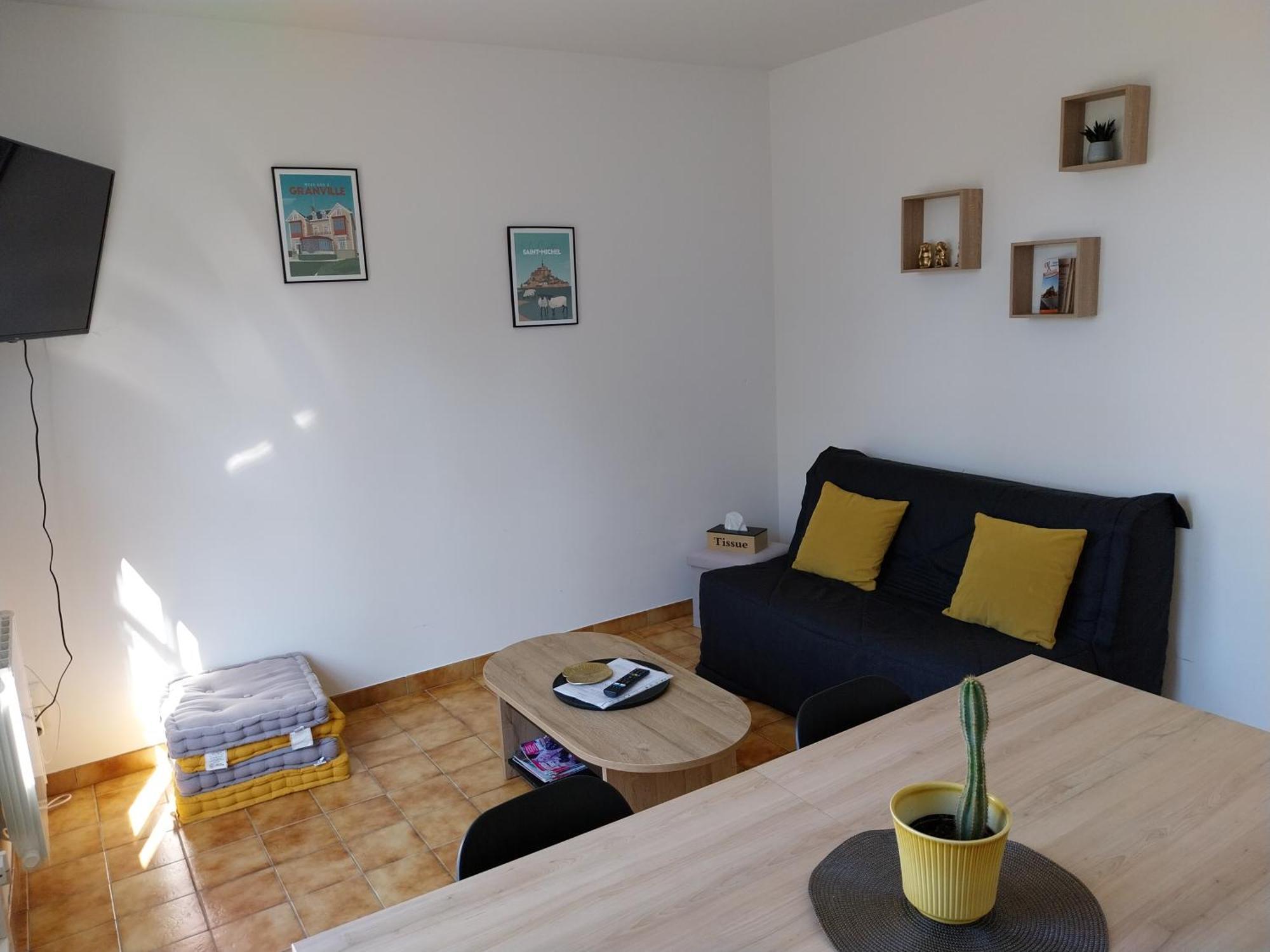 Maison Chaleureuse Avec Terrasse Et Vue Baie Avranches Dış mekan fotoğraf